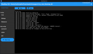 BlueMap GUI - náhled