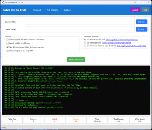 Batch ISO to XISO Converter - náhled