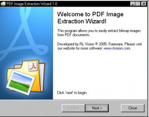 PDF Image Extraction Wizard - náhled