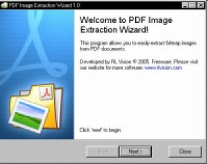 PDF Image Extraction Wizard - náhled