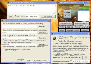 WoW server switcher - náhled