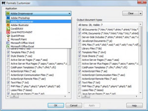 Formats Customizer - náhled