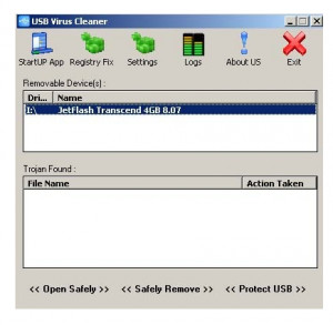 USB Virus Cleaner - náhled