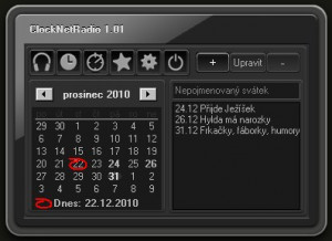 ClockNetRadio - náhled
