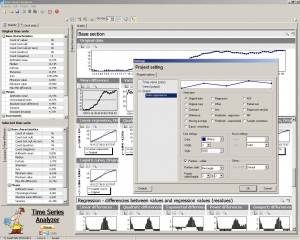 Time Series Analyzer - náhled