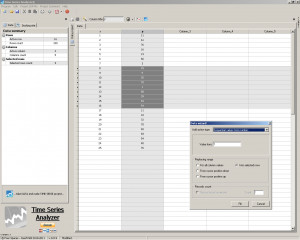Time Series Analyzer - náhled