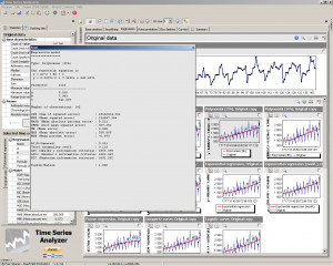 Time Series Analyzer - náhled