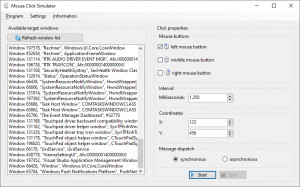 Mouse Click Simulator - náhled