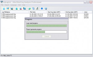 AlterWind Log Analyzer Professional - náhled