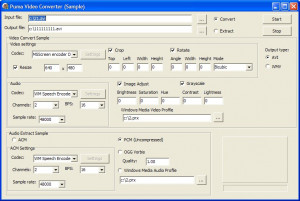 Puma Video Convert Delphi Control - náhled