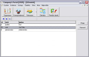 Company's Portal - náhled