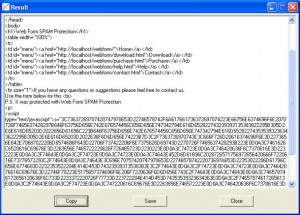 Web Form SPAM Protection - náhled