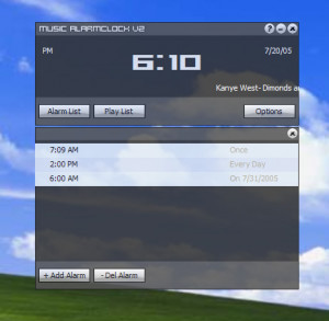 Music AlarmClock - náhled