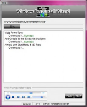 Windows Post-Install - náhled