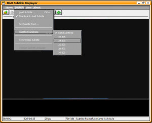 DivX Subtitle Displayer - náhled