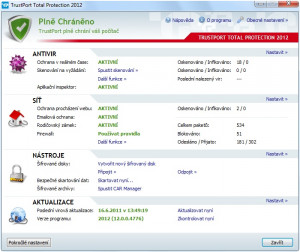  TrustPort Total Protection 2015 - náhled
