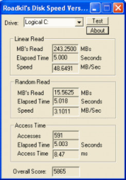 Disk Speed - náhled