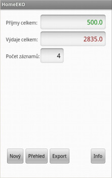 HomeEKO Lite - náhled