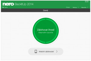 Nero BackItUp 2014 - náhled
