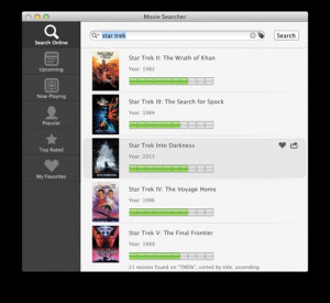 Movie Searcher - náhled