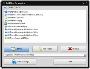 Soft4Boost Secure Eraser - náhled