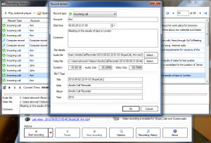 Amolto Call Recorder for Skype - náhled