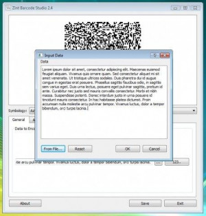 Zint Barcode Generator - náhled