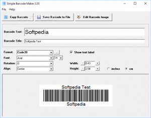 Simple Barcode Maker - náhled