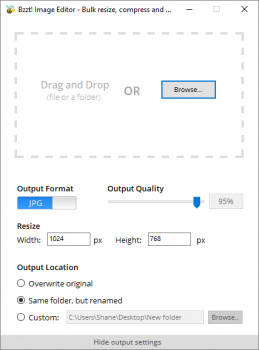 Bzzt! Image Editor - náhled