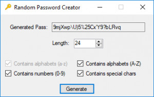 Random Password Creator - náhled