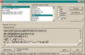Font Explorer - náhled