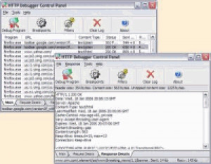 HTTP Debugger - náhled