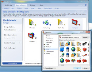 IconPackager - náhled