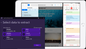 CopyTrans Backup Extractor - náhled