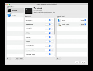 Privacy Preferences Policy Control - náhled