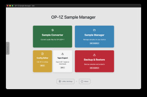 OP-1Z Sample Manager - náhled