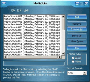 MediaJoin - náhled