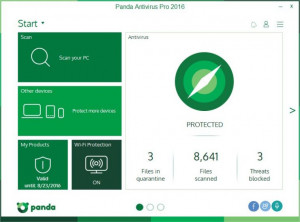 Panda Antivirus - náhled
