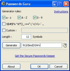 Password Guru - náhled