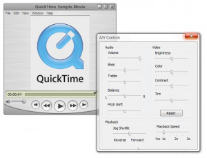 QuickTime player - náhled