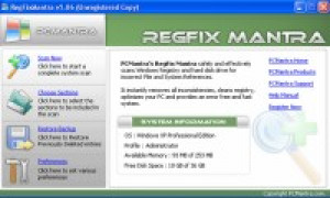 RegFix Mantra - náhled