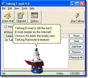 Talking E-mail - náhled