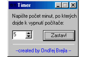 Timer - náhled