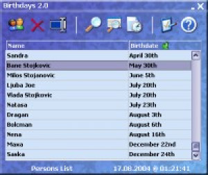 Birthdays - náhled