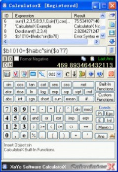 CalculatorX - náhled