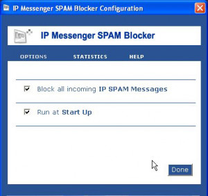 IP Messenger Spam Blocker - náhled