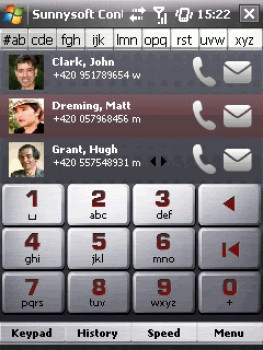 Sunnysoft Contacts - náhled