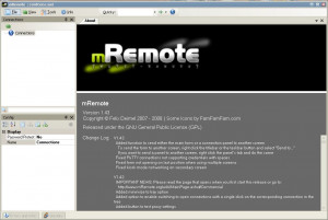 mRemote - náhled