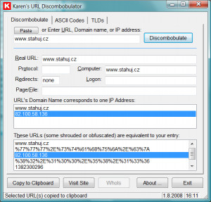 Karen's URL Discombobulator - náhled