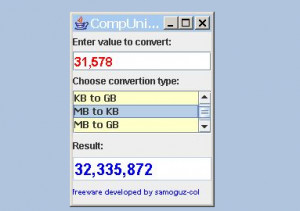 CompuUnit Converter - náhled